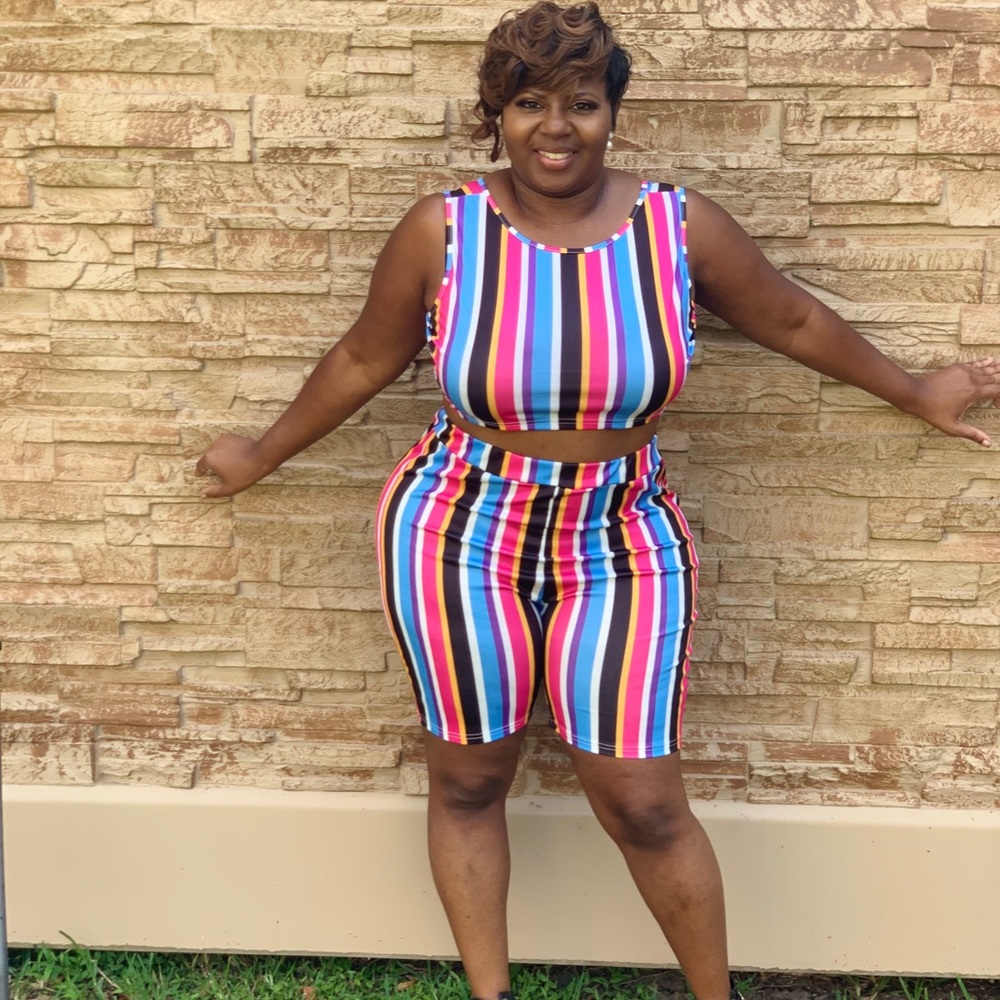 Two piece short set